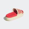 imageadidas Womens Adilette Platform Slide SandalWarm VanillaSemi Lucid RedSemi Lucid Red