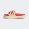 imageadidas Womens Adilette Platform Slide SandalWarm VanillaSemi Lucid RedSemi Lucid Red