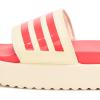 imageadidas Womens Adilette Platform Slide SandalWarm VanillaSemi Lucid RedSemi Lucid Red