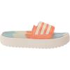 imageadidas Womens Adilette Platform Slide SandalWhiteWhiteSemi Coral