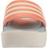 imageadidas Womens Adilette Platform Slide SandalWhiteWhiteSemi Coral