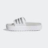 imageadidas Womens Adilette Platform Slide SandalWhiteZero MetallicGrey