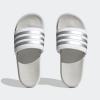 imageadidas Womens Adilette Platform Slide SandalWhiteZero MetallicGrey