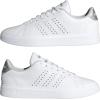 imageadidas Womens Advantage SneakerCloud White Grey Two Silver Metallic
