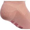 imageadidas Womens All Day Training No Show Socks 3Pair athletic performance below ankle height running socksWarm Clay PinkCool Light HeatherShadow Navy