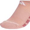 imageadidas Womens All Day Training No Show Socks 3Pair athletic performance below ankle height running socksWarm Clay PinkCool Light HeatherShadow Navy
