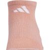 imageadidas Womens All Day Training No Show Socks 3Pair athletic performance below ankle height running socksWarm Clay PinkCool Light HeatherShadow Navy