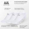 imageadidas Womens All Day Training No Show Socks 3Pair athletic performance below ankle height running socksWhiteClear Onix GreyClear Grey