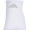 imageadidas Womens All Day Training No Show Socks 3Pair athletic performance below ankle height running socksWhiteClear Onix GreyClear Grey