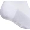imageadidas Womens All Day Training No Show Socks 3Pair athletic performance below ankle height running socksWhiteClear Onix GreyClear Grey