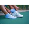 imageadidas Womens All Day Training No Show Socks 3Pair athletic performance below ankle height running socksWhitePink FusionWonder Alumina Grey