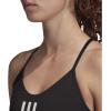 imageadidas Womens All Me 3Stripes Mesh BraBlackWhite
