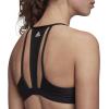 imageadidas Womens All Me 3Stripes Mesh BraBlackWhite