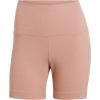 imageadidas Womens All SZN Ribbed HighWaisted Bike ShortsWarm ClayWarm Clay