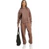 imageadidas Womens All Szn Fleece Loose HoodieEarth Strata