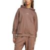 imageadidas Womens All Szn Fleece Loose HoodieEarth Strata