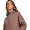 imageadidas Womens All Szn Fleece Loose HoodieEarth Strata