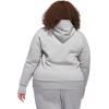 imageadidas Womens All Szn Fleece Loose HoodieMedium Grey Heather