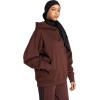 imageadidas Womens All Szn Fleece Loose HoodieShadow Brown