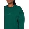 imageadidas Womens All Szn Fleece Loose SweatshirtCollegiate Green