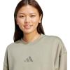 imageadidas Womens All Szn Fleece Loose SweatshirtSilver Pebble