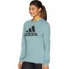 imageadidas Womens Basic Badge of Sport Long Sleeve TeeRaw Green