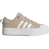 imageadidas Womens Bravada 20 Platform SneakerClay BrownWhiteCyber Metallic