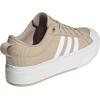 imageadidas Womens Bravada 20 Platform SneakerClay BrownWhiteCyber Metallic