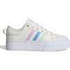 imageadidas Womens Bravada 20 Platform SneakerOff WhiteSemi Blue BurstBliss Lilac