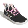 imageadidas Womens Cloudfoam Pure Running ShoeCore BlackBliss OrangeBliss Pink