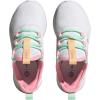 imageadidas Womens Cloudfoam Pure Running ShoeCore White Acid Orange Beam Pink
