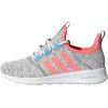 imageadidas Womens Cloudfoam Pure Running ShoeWhiteAcid RedGrey