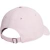imageadidas Womens Court Relaxed Fit Strapback HatClear PinkWhiteGrey One