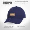 imageadidas Womens Court Relaxed Fit Strapback HatDark BlueClear Brown