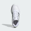 imageadidas Womens Courtblock SneakersCloud White Silver Metallic Grey Two