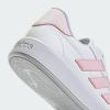 imageadidas Womens Courtblock SneakersWhiteClear PinkAlmost Pink