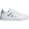 imageadidas Womens Courtblock SneakersWhiteSilver MetallicGrey