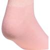 imageadidas Womens Crew Socks with Arch Compression 3Pack Comfortable SweatWicking Stylish 3StripeSemi Pink SparkGreyWhite