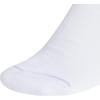 imageadidas Womens Crew Socks with Arch Compression 3Pack Comfortable SweatWicking Stylish 3StripeWhiteClear Onix GreyViolet Tone Purple
