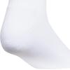 imageadidas Womens Crew Socks with Arch Compression 3Pack Comfortable SweatWicking Stylish 3StripeWhitePowder Teal GreenHalo Mint Green