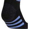 imageadidas Womens Cushioned Low Cut Socks with Arch Compression 3 PairsBlackBlue FusionViolet Fusion Purple