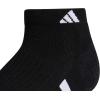 imageadidas Womens Cushioned Low Cut Socks with Arch Compression 3 PairsBlackNight GreyWhite
