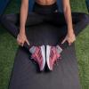 imageadidas Womens Cushioned Low Cut Socks with Arch Compression 3 PairsBlackOnix GreyShock Pink