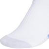 imageadidas Womens Cushioned Low Cut Socks with Arch Compression 3 PairsWhiteBlue FusionPowder Teal Green