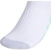 imageadidas Womens Cushioned Low Cut Socks with Arch Compression 3 PairsWhitePulse Mint GreenLucid Fuchsia Pink