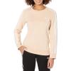 imageadidas Womens Essentials 3Stripes Fleece SweatshirtHalo BlushWhite