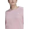 imageadidas Womens Essentials 3Stripes Fleece SweatshirtHalo BlushWhite