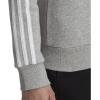 imageadidas Womens Essentials 3Stripes Fleece SweatshirtMedium Grey Heatherwhite