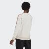 imageadidas Womens Essentials 3Stripes Fleece SweatshirtOff WhiteAmbient Blush