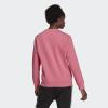 imageadidas Womens Essentials 3Stripes Fleece SweatshirtRose ToneWhite